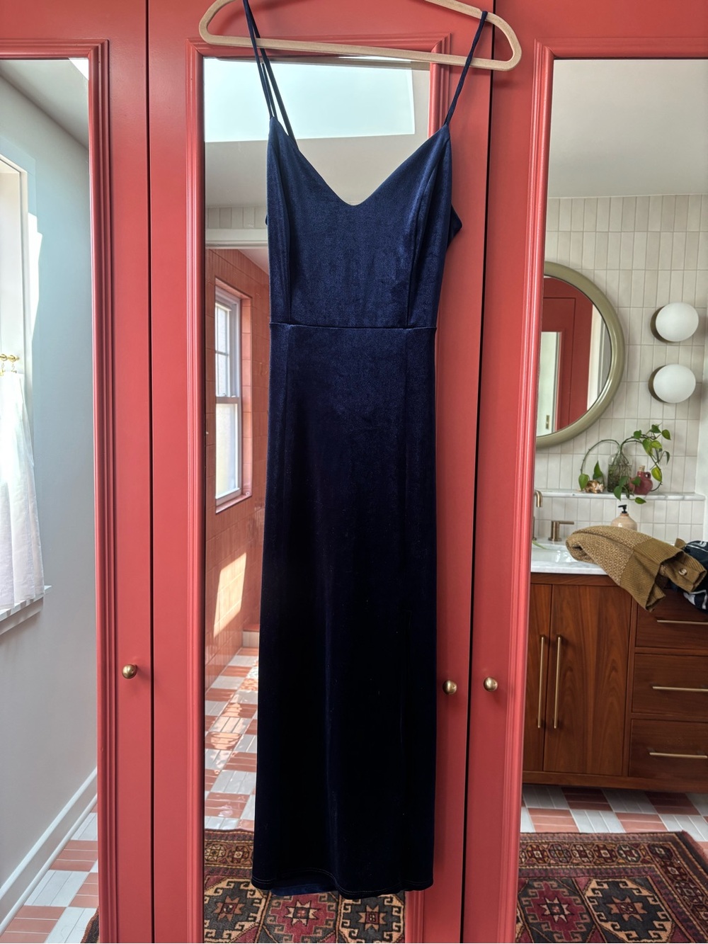 Urban outfitters stretch velvet dress size medium NWT
